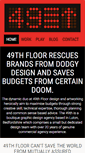 Mobile Screenshot of 49thfloor.co.uk