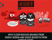 Tablet Screenshot of 49thfloor.co.uk